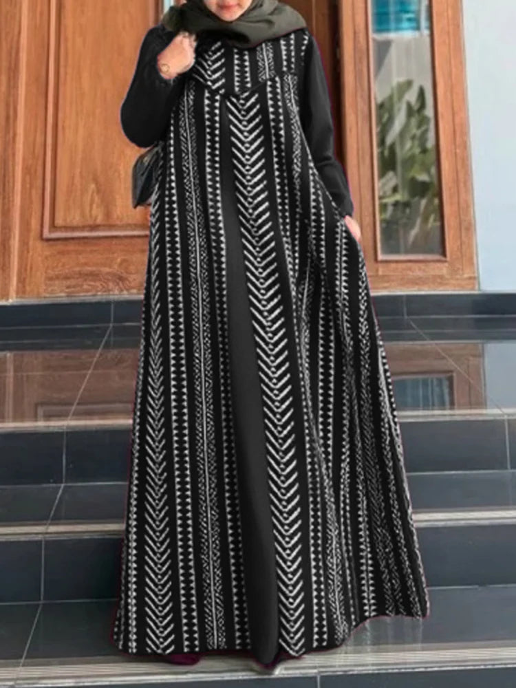 Ethnic Abaya Black