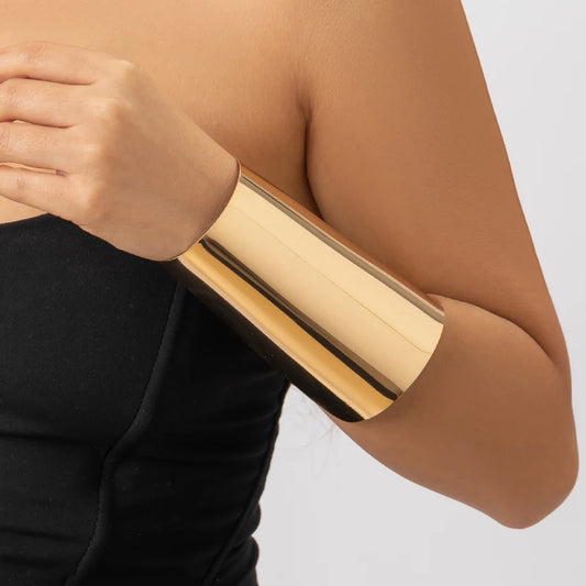 Pulsera muy ancha Gold