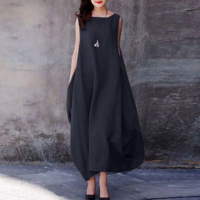 Oversized Dress Navy