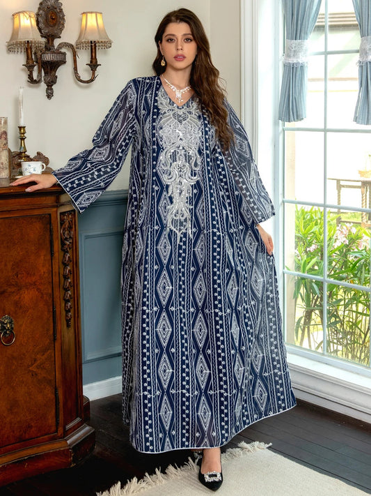 Vintage Abaya Blue