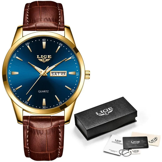 Reloj Lige Gold Blue