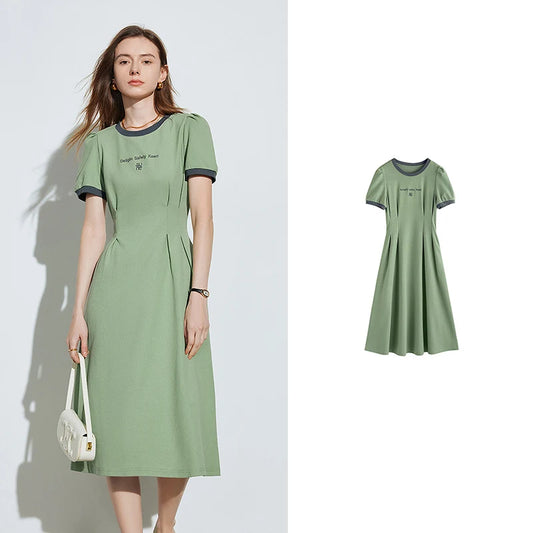 Ladies Dress Light Green
