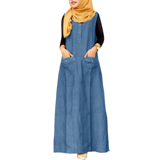 Denim Vintage Dress Blue