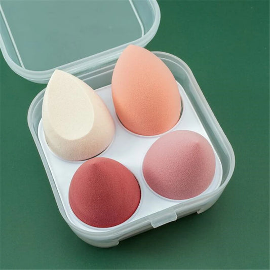 Esponja de maquillaje 4Pcs con caja