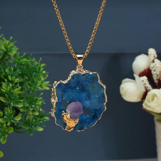Stone Pendant Blue