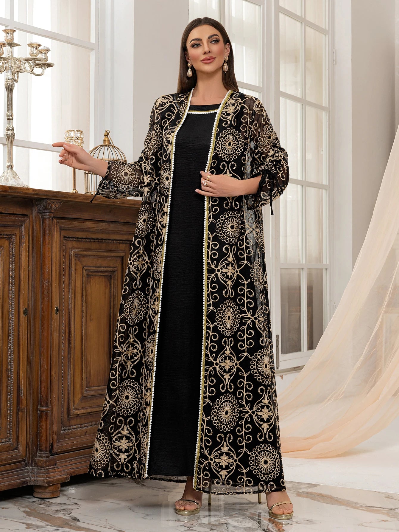 Kaftan Abaya Black