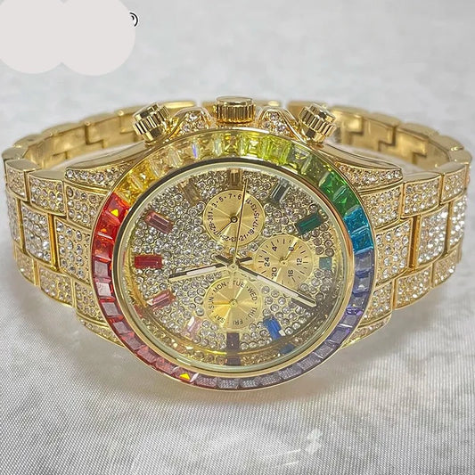 Reloj dorado para hombre