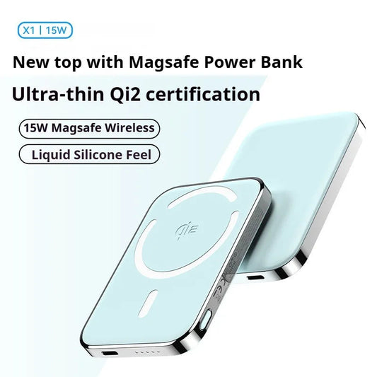 Ultra Slim Power Bank Bleu