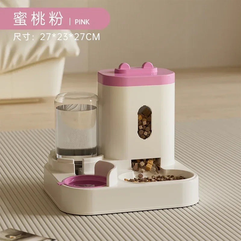 Automatic Feeder Cat Pink
