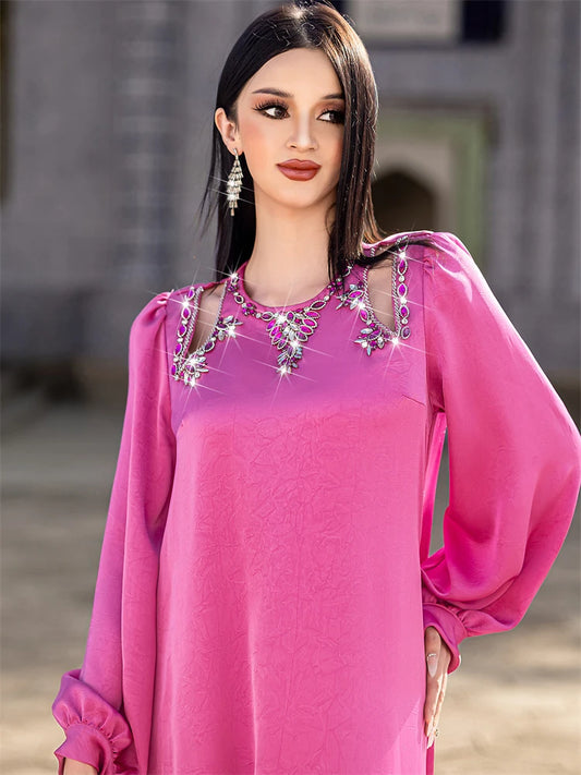 Pink Women Abaya
