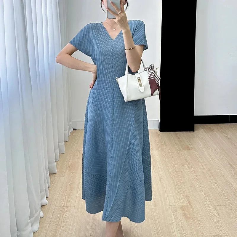 Pleated Dress Light Dress