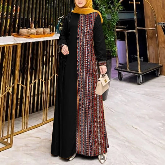 Ethnic Abaya Black