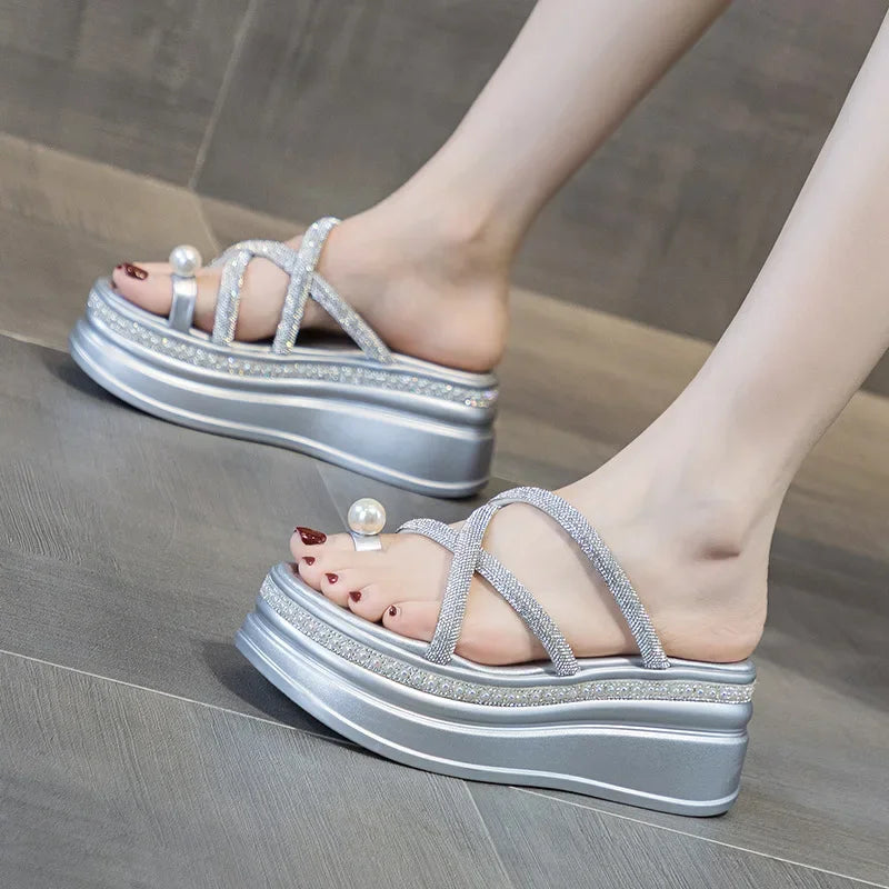 Luxury Sandals Silver