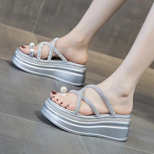 Luxury Sandals Silver