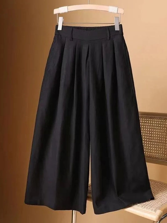 Pantalón de cintura alta negro