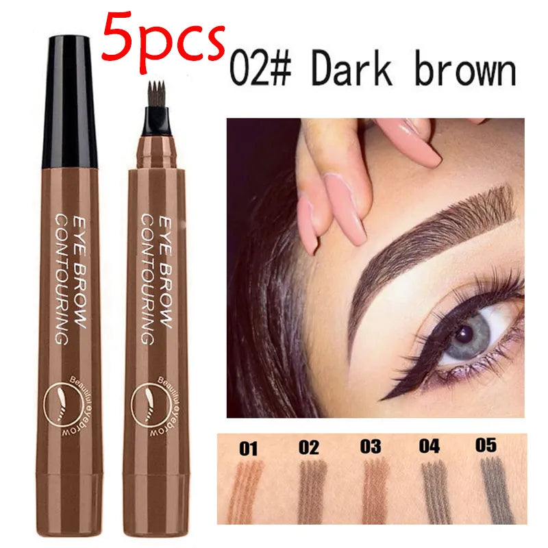 5 Lápices para cejas 02# Dark Brown