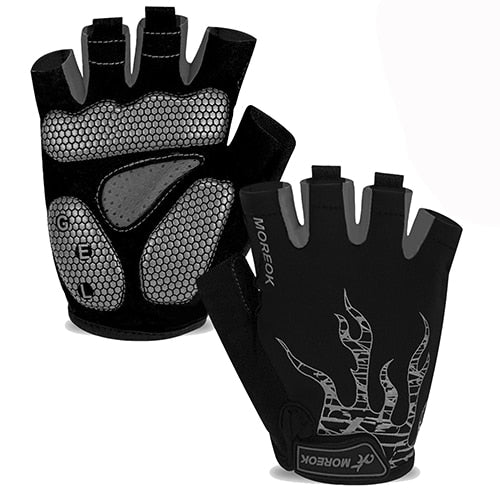Half Finger Biking Gloves Road Gel Pad Anti-Slip Breathable MTB Gloves