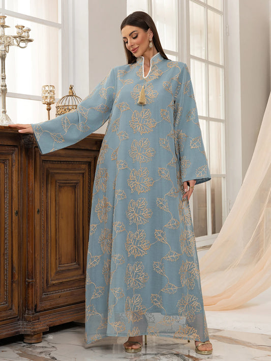 Luxury Abaya Blue