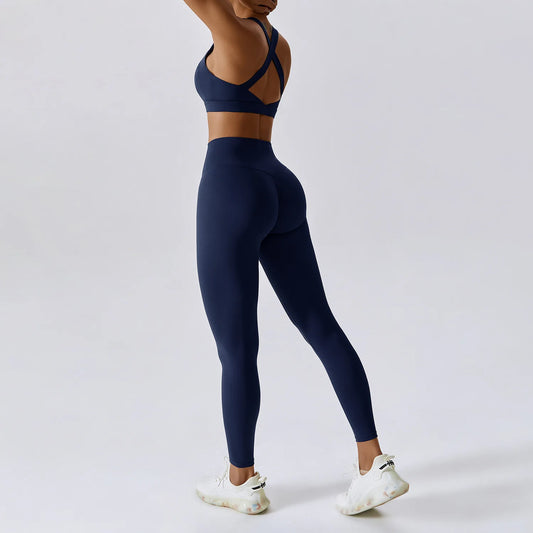 Women Gym Set Dark Blue 2