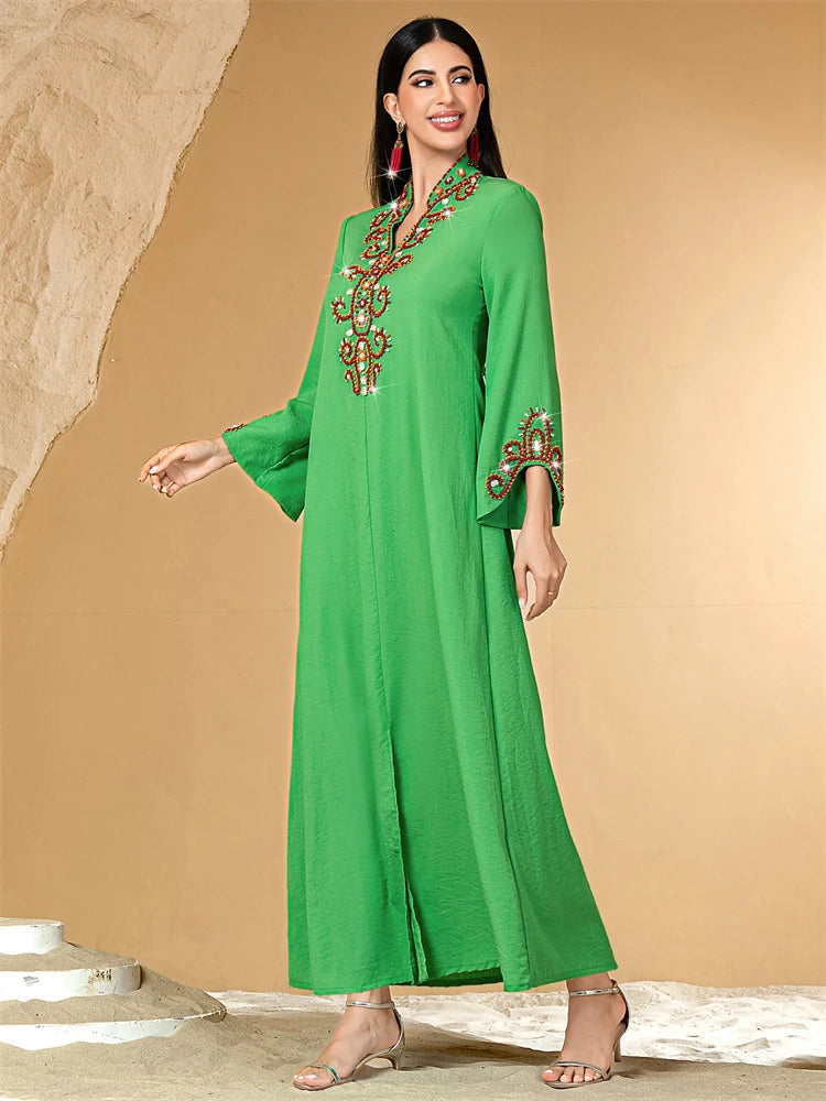 Luxury Abaya Green
