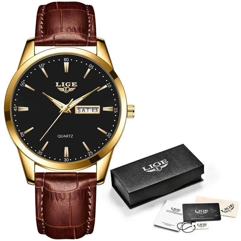 Reloj Lige Gold Black