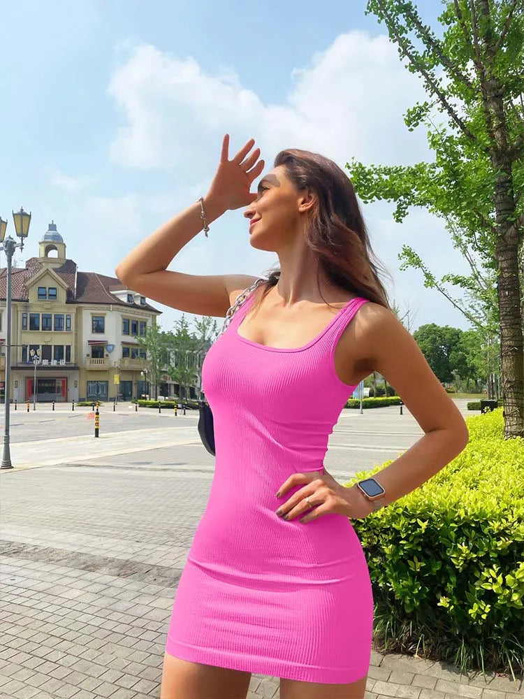 Summer Dress Rose Red