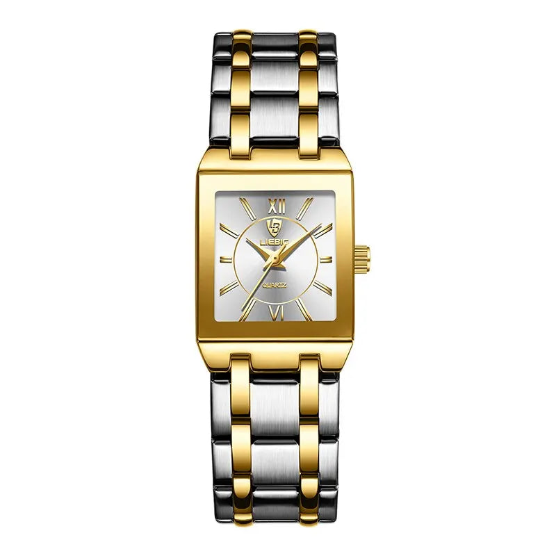 Gold Silver Man Watch