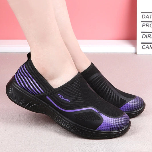 Zapatos planos Morado