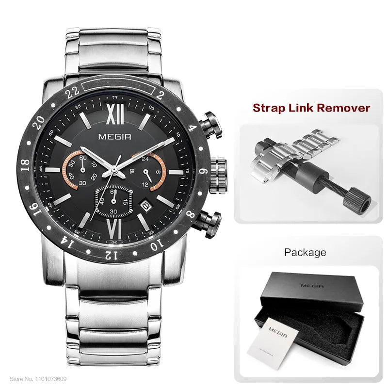 Reloj de pulsera Silver Black