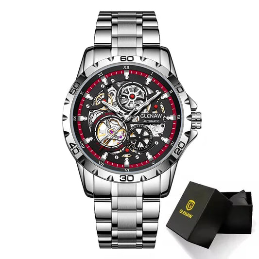 Skeleton Watch Red