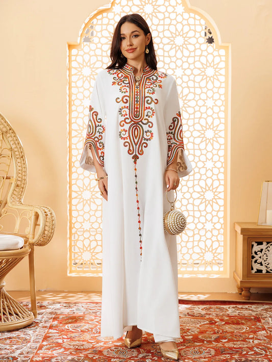 Arab Abaya White