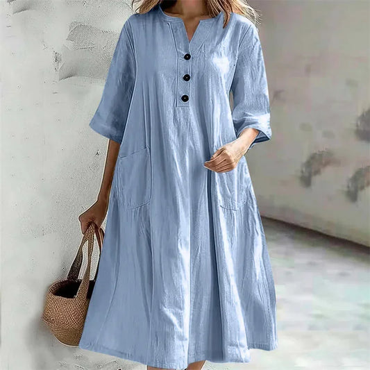 Casual Dress Light Blue