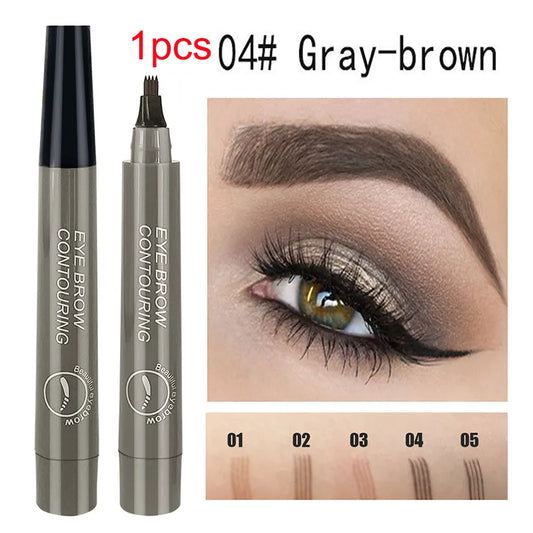 1 Lápiz para cejas 04# Gray-brown
