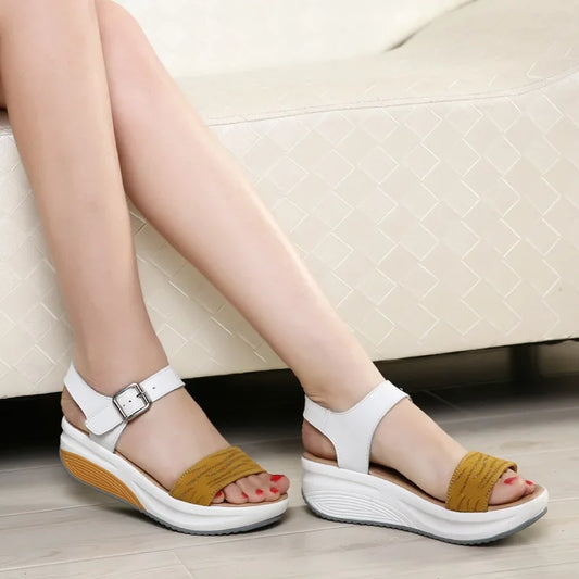 Ladies Sandals Yellow