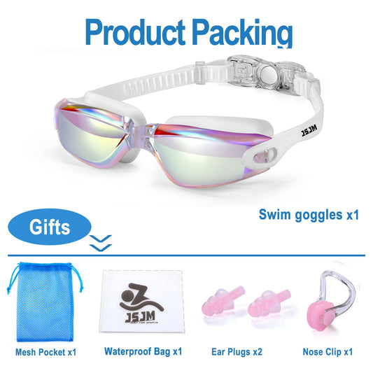 Adjustable Silicone Swim Glasses