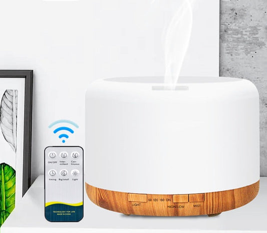 500ML Essential Oil Diffuser Air Humidifier LED Lamp Aroma Electric