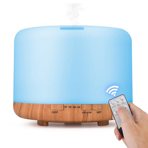 500ML Essential Oil Diffuser Air Humidifier LED Lamp Aroma Electric