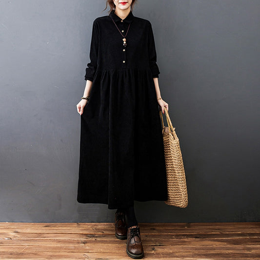 Korean Fashion Blouse Dress Women Casual Dresses