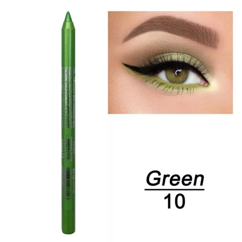 Lápiz delineador de ojos verde 10