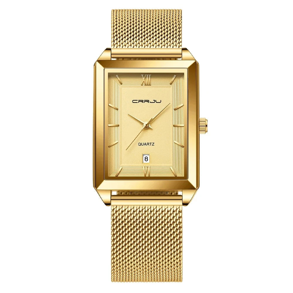 Reloj masculino de lujo dorado