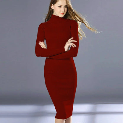 Vestido ajustado Wine Red