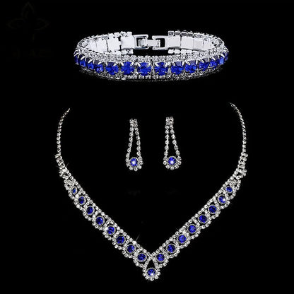 Conjunto de joyas Blue