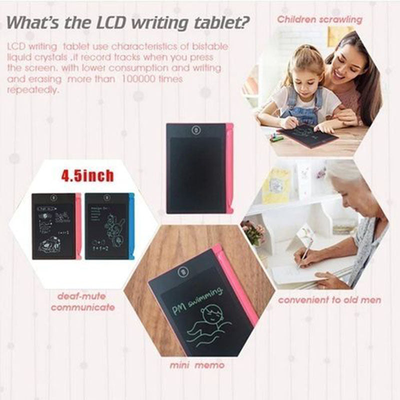 LCD creen writing one button clear ultra thin durable writing is fluent fast charging one click clear desktop no reflexion no radiation dark blue frosted glass screen application at home office outside school