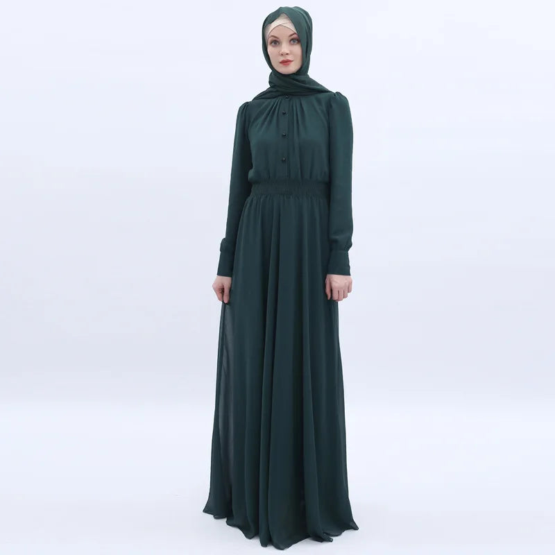 Abaya Dark Green