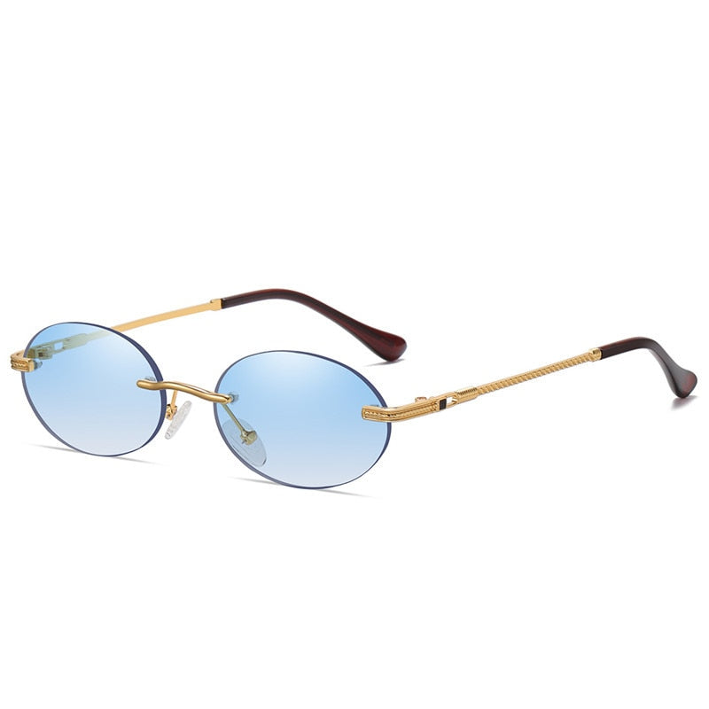 Oval Retro Sunglasses Women High Quality Eyeglasses