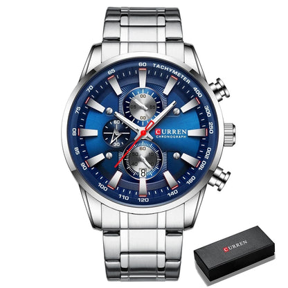 Reloj de hombre Silver Blue Box