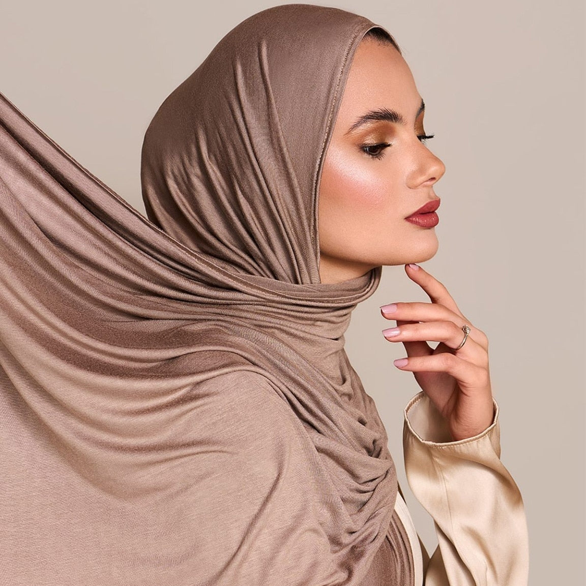 Islamic shawls and wraps women head scarf turban