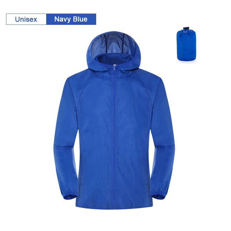 Clothes Quick Dry Skin Windbreaker With Pocket