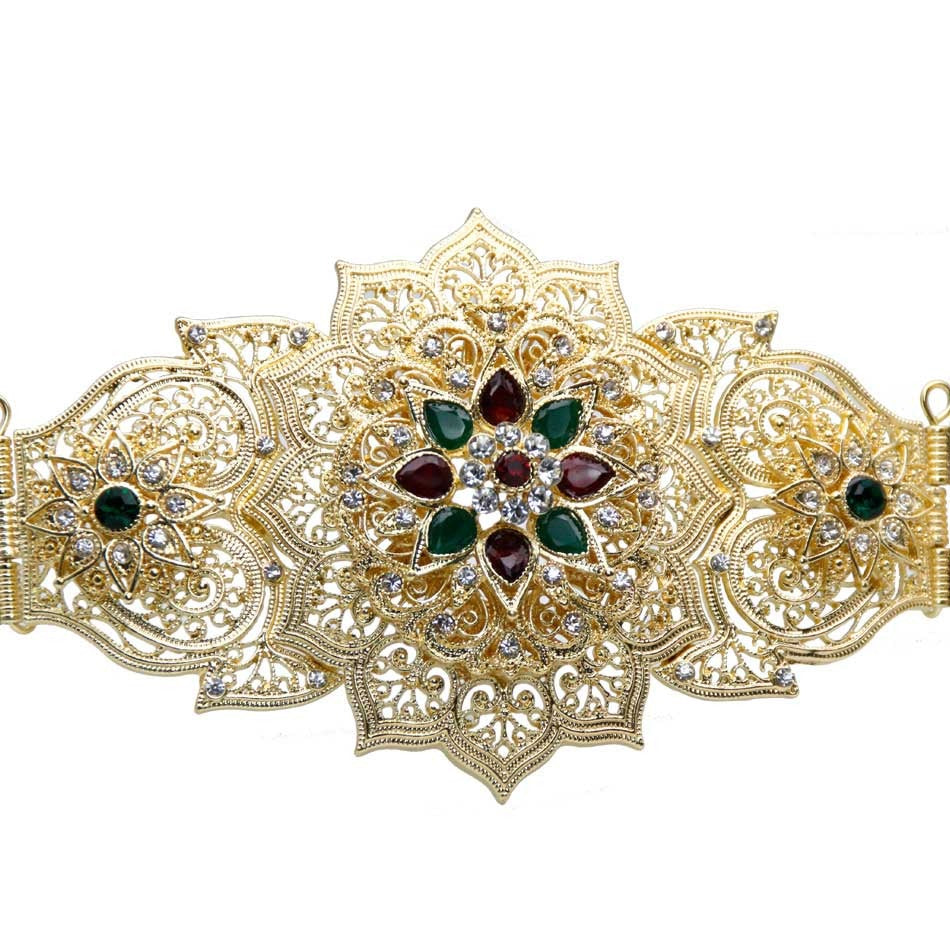 Gold Color Moroccan Caftan Belt For Women