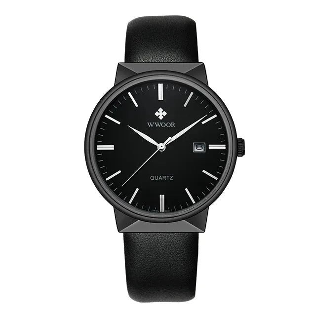 Reloj de pulsera Leather Black